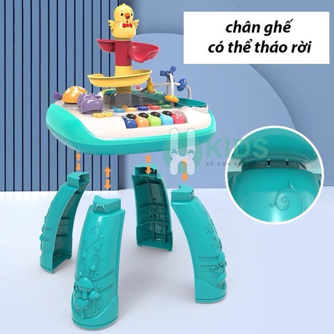 Bàn nhạc đa năng, bàn chơi giáo dục sớm kích thích phát triển giác quan