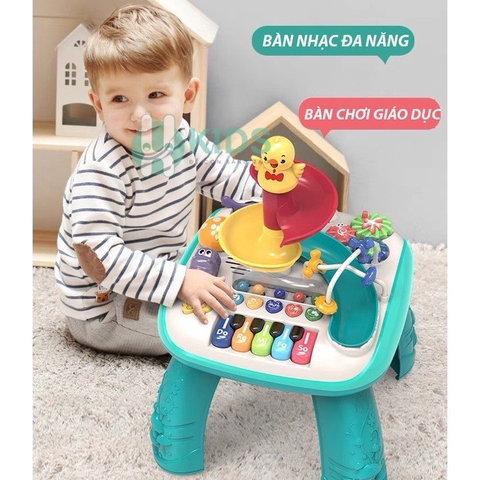 Bàn nhạc đa năng, bàn chơi giáo dục sớm kích thích phát triển giác quan