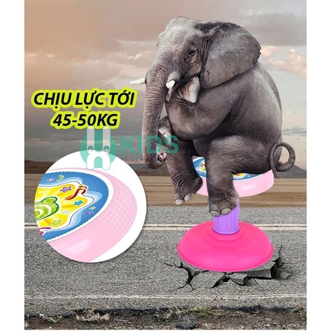 Bộ đồ chơi trống Jazz Drum kết hợp bàn nhạc cụ nhiều chế độ có sẵn micro ghi âm cho bé (kèm ghế ngồi)