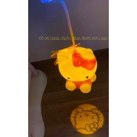 Đèn lồng trung thu hello kitty có đèn led phát sáng, có nhạc vui nhộn