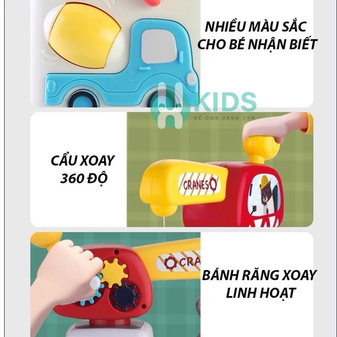 Đồ chơi cần cẩu vận động tay trẻ em