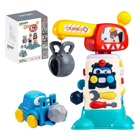 Đồ chơi cần cẩu vận động tay trẻ em