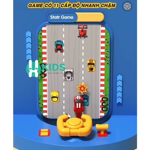 Đồ chơi vô lăng lái xe ô tô mô phỏng game đua xe có pin sạc kèm hiêu ứng âm thâm