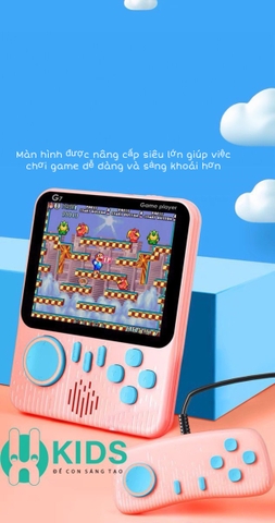 MÁY CHƠI GAME CẦM TAY SIÊU CẤP G7, MÁY CHƠI GAME 660 TRÒ CHƠI CHƠI ĐƯỢC 2 NGƯỜI, KẾT NỐI TV SIÊU VUI NHỘN CHO CÁC BÉ