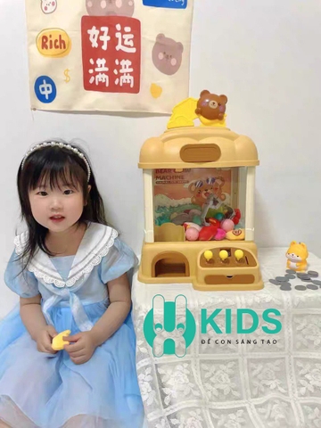 MÁY GẮP THÚ MINI THỎ GẤU CẦU VỒNG, MÁY GẮP THÚ BÔNG SẴN XU VÀ GẤU SIÊU TO ĐẸP ,CỰC KÌ THÚ VỊ VÀ VUI NHỘN CHO BÉ