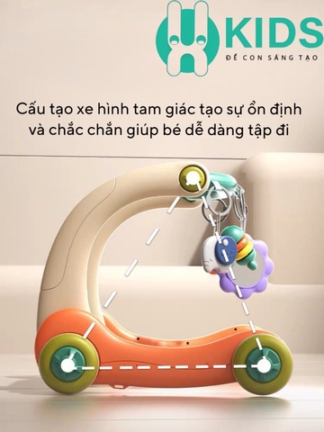 Thảm đạp nhạc, thảm nhạc nằm chơi cho bé sơ sinh đa năng kết hợp xe tập đi 3in1 có phím đàn piano cho trẻ em