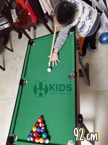 Bàn Bi-A Cao Cấp, Bàn bi a Gỗ Loại To Chân Gấp Gọn Chơi Siêu Hay Và Cực Vui Cho Trẻ Em Và Người Lớn