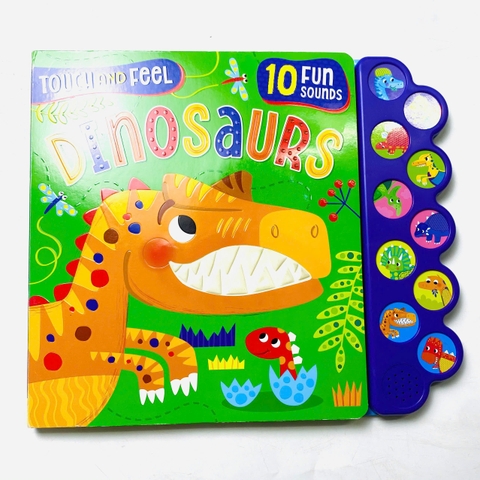 Đồ Chơi Âm Thanh Touch And Feel Sound Book 10 Âm Thanh Cho Bé 3 Tuổi+