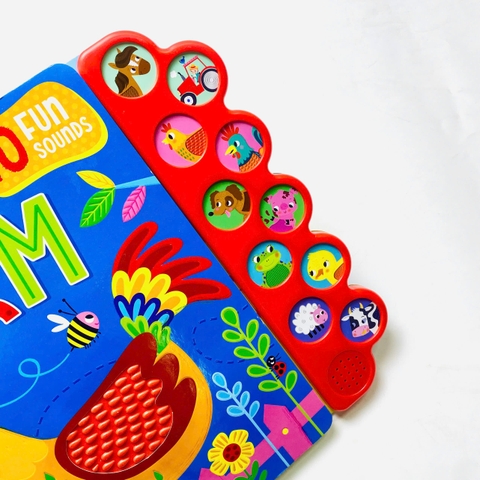 Đồ Chơi Âm Thanh Touch And Feel Sound Book 10 Âm Thanh Cho Bé 3 Tuổi+
