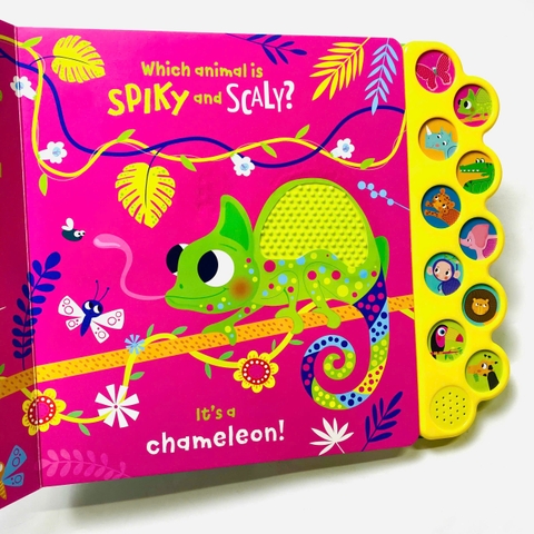 Đồ Chơi Âm Thanh Touch And Feel Sound Book 10 Âm Thanh Cho Bé 3 Tuổi+