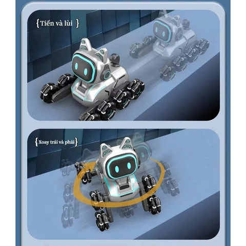 CHÓ ROBOT THÔNG MINH – CÚN ROBOT ĐIỀU KHIỂN SIÊU NGẦU