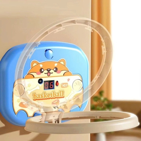Bảng bóng rổ mini treo tường cho bé kèm bóng – đồ chơi thể thao có bảng điểm đếm điện tử tự động