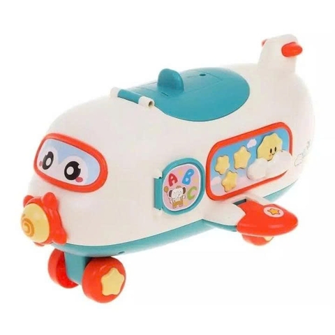 Máy bay đường ray thả xe ô tô có nhạc – đồ chơi 2in1 kèm ô tô mini siêu vui cho bé 3+