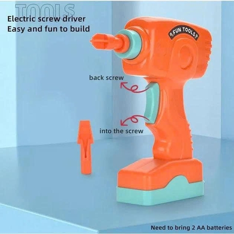 Hộp Kỹ Thuật 144 Chi Tiết Cho Bé – Bộ Đồ Chơi Lắp Ráp DIY Có Máy Khoan Pin, Phát Triển Tư Duy Sáng Tạo Cho Trẻ 3+