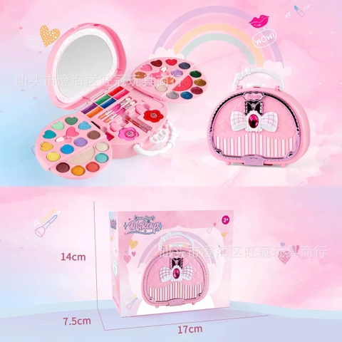 TÚI TRANG ĐIỂM CÔNG CHÚA SIÊU XINH -  Quà tặng siêu hợp cho bé gái 3+