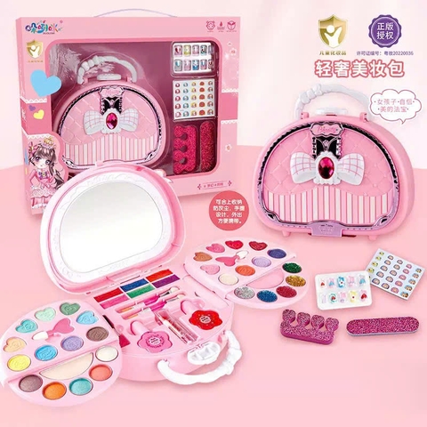 TÚI TRANG ĐIỂM CÔNG CHÚA SIÊU XINH -  Quà tặng siêu hợp cho bé gái 3+