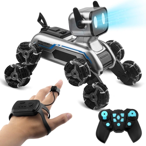 Robot Điều Khiển Cảm Biến Cử Chỉ Thông Minh – Xe Robot Drift 360° Biến Hình Leo Địa Hình Cho Bé