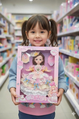 BÚP BÊ CÔNG CHÚA LOLITA – SIÊU XINH, BÉ GÁI NHÌN LÀ MÊ