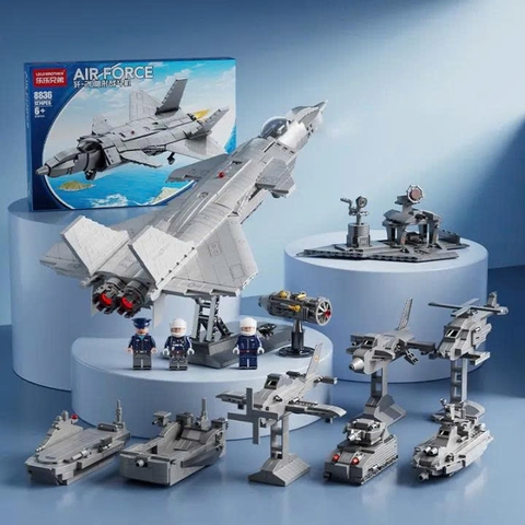 Lắp ghép AIR FORCE 8IN1 Mô hình máy bay Leebrothers - 8836