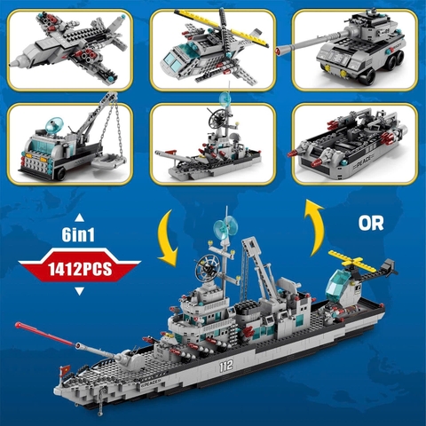 LẮP RÁP WARSHIP Lắp Ghép Tàu Chiến – 8986 - 1442 CHI TIẾT ĐÂY 🔥