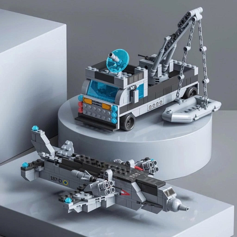 BỘ LẮP RÁP TÀU CHIẾN WARSHIP Túi 554 CHI TIẾT – NHỎ GỌN NHƯNG CỰC CHẤT