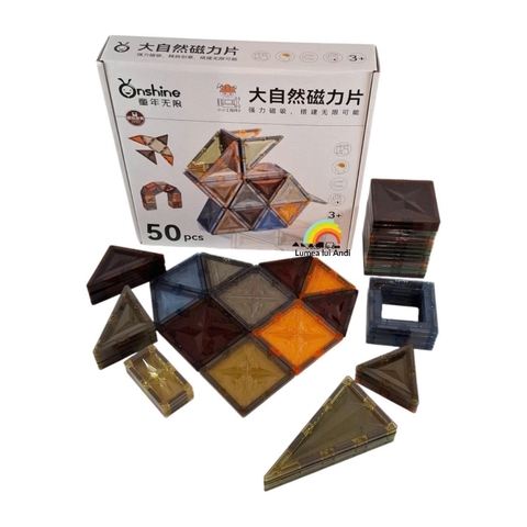 LẮP GHÉP NAM CHÂM ONSHINE 50PCS – BỘ ĐỒ CHƠI “QUỐC DÂN” GIÚP BÉ THÔNG MINH HƠN MỖI NGÀY