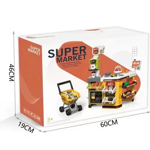QUẦY SIÊU THỊ MINI 48 CHI TIẾT, 65 CHI TIẾT – BÉ CHƠI CẢ NGÀY KHÔNG CHÁN 😍