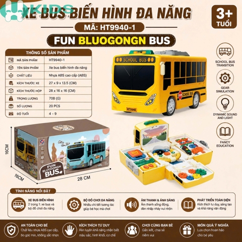 Đồ Chơi Ô Tô Mô Hình Cỡ Lớn Đa Năng – Xe Container, Xe Công Trình, Xe Điều Khiển Và Xe Biến Hình Cho Bé 3+ | Xkids