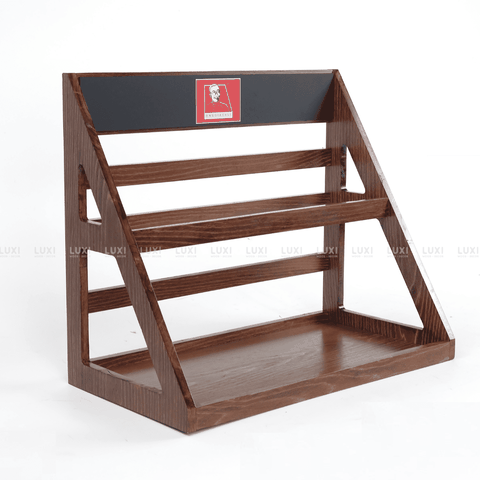 KỆ GỖ HAI TẦNG ĐA NĂNG TRƯNG BÀY BÁNH NGỌT, TRÁI CÂY, SUSHI, BÁNH MỲ, MẪU SANG TRỌNG 2025 – LUXI Decor