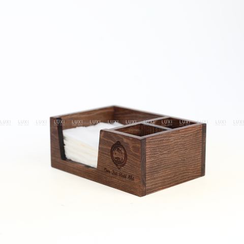 HỘP GỖ ĐỰNG GIẤY ĐA NĂNG - LUXI DECOR