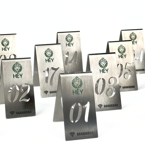 THẺ BÀN INOX - LUXI DECOR