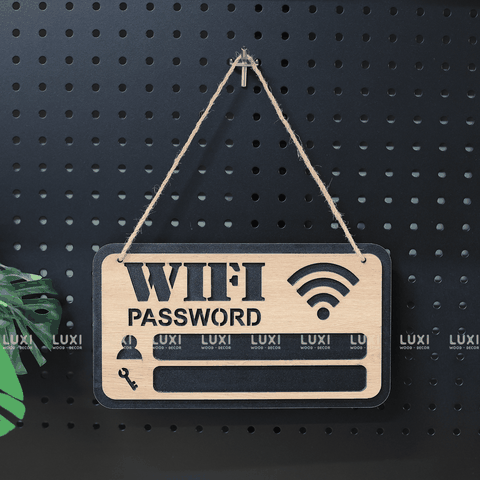 Bảng Treo Wifi Viết Phấn - Luxi Decor