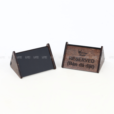 BẢNG ĐÃ ĐẶT BÀN - LUXI DECOR