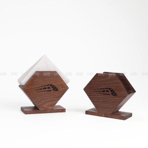 HỘP GỖ ĐỰNG GIẤY ĂN - LUXI DECOR