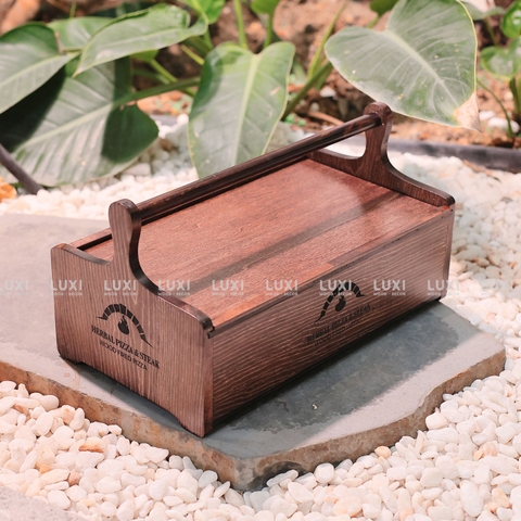 Khay Gỗ Đa Năng Nắp Trượt - Luxi Decor