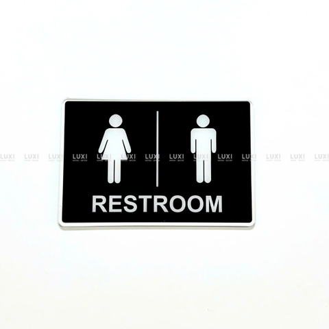 Bảng Restroom - Bảng Thông Báo - Luxi Decor
