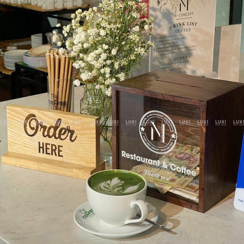 HỘP TIP BOX GỖ - LUXI DECOR