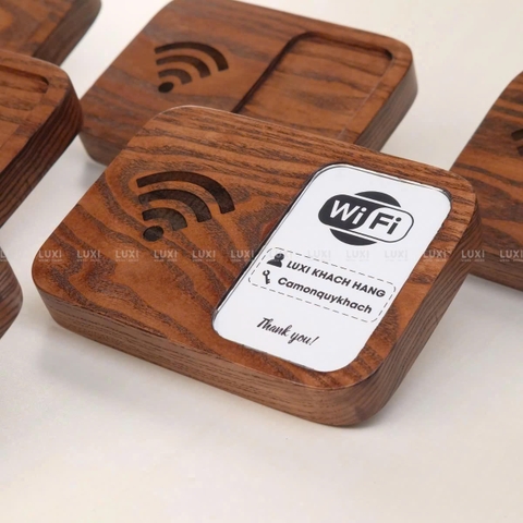 BẢNG WIFI TRANG TRÍ TẠI QUẦY, TẠI BÀN - LUXI DECOR