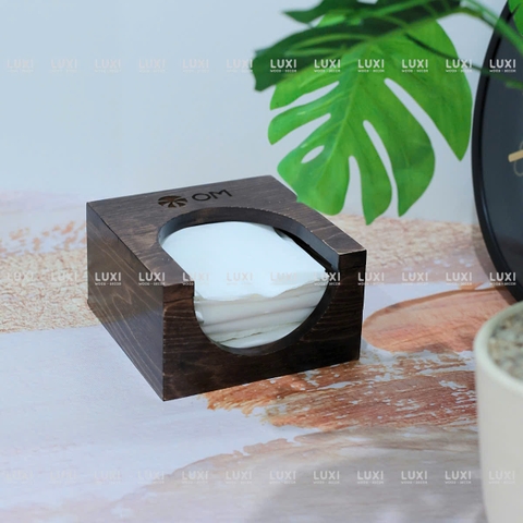Hộp Giấy Gỗ Veneer - Đựng Giấy Thỏa Mái - Tiện Lợi - Luxi Decor
