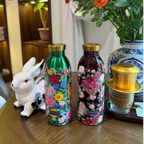 Chai giữ nhiệt MAGRACE PARIS nắp bằng dung tích 500 ml
