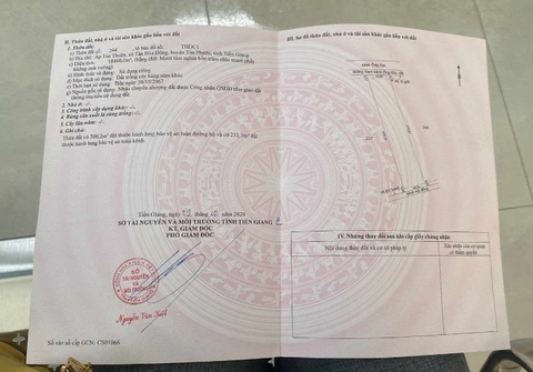 Ms26_Bán đất 18,5 công khóm giá 3 tỷ