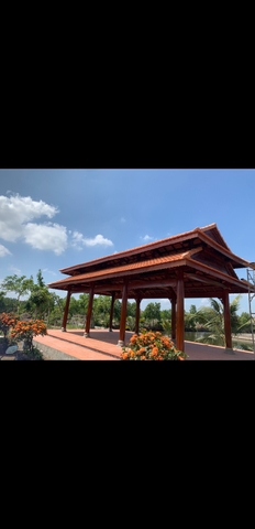 Tuyệt phẩm nhà gỗ phong thủy tại huyện Tân Phước