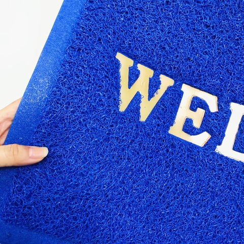 Thảm Chùi Chân - Thảm dậm chân Welcome CỠ LỚN  - GIAO MÀU NGẪU NHIÊN
