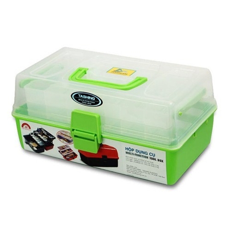 Hộp dụng cụ đa năng 2 tầng Hàng Chính Hãng - GIAO MÀU NGẪU NHIÊN