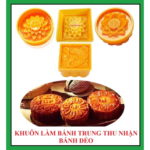 Khuôn Làm Bánh Trung Thu , Bánh Dẻo , Xôi Nén , Bánh Bột Truyền Thống kiểu dáng đa dạng đẹp mắt - GIAO MẪU NGẪU NHIÊN