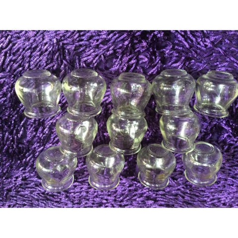 Combo 12 ống giác hơi thủy tinh cao cấp Hàng Chính Hãng