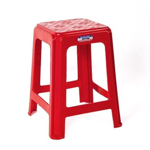 Ghế Nhựa Cao Vuông Duy Tân (35cm x 35cm x 46cm) (màu ngẫu nhiên)