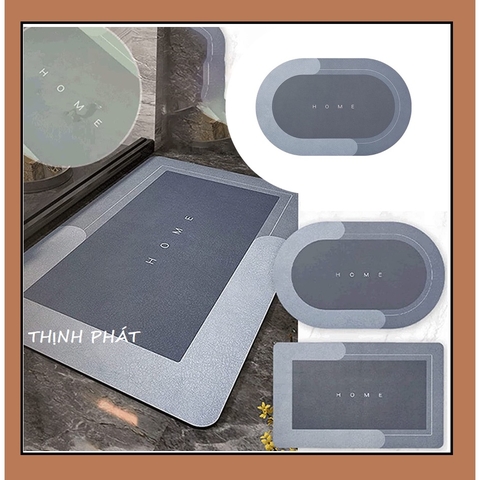 Thảm chùi chân nhà vệ sinh phòng khách phòng bếp siêu thấm nước-GIAO MÀU NGẪU NHIÊN