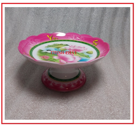 Dĩa chưng trái cây - chò chưng ngũ quả nhựa melamine đủ size GIAO MÀU NGẪU NHIÊN