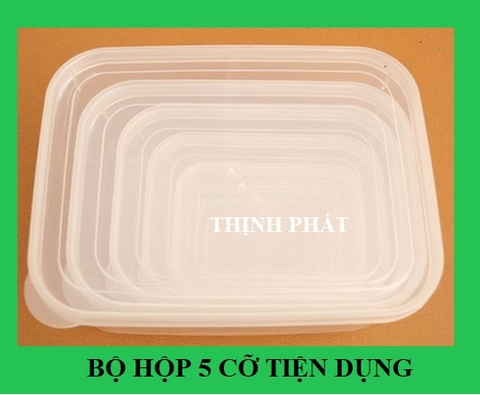 Bộ hộp đựng thực phẩm bầu Song Long Hàng Chính Hãng
